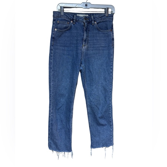 TopShop MOTO Relaxed Raw Hem Denim 28x30 - Picture 3 of 14